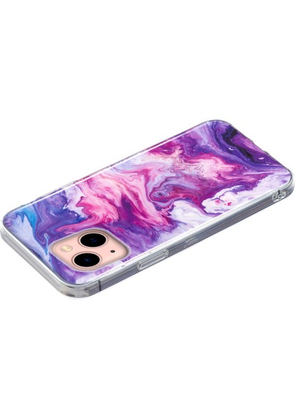 iPhone15 Mermer Desen Için Telefon Kasası Damla Geçirmez Imd Tpu Arka Kapak Kırmızısı (Yurt Dışından) modelleri