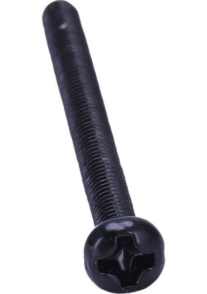 8 Adet M3X30MM Elektro Gitar Humbucker Pickup Yükseklik Ayarı Vidası ve Yaylar - Siyah (Yurt Dışından)