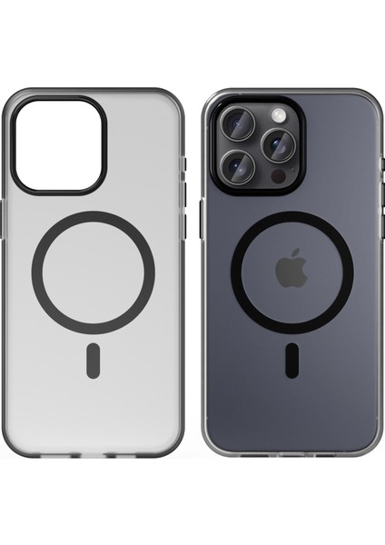 iPhone15 Pro Case Case Yarı Saydam Mat Slim Phone Cover-Black Için (Yurt Dışından) fiyatları