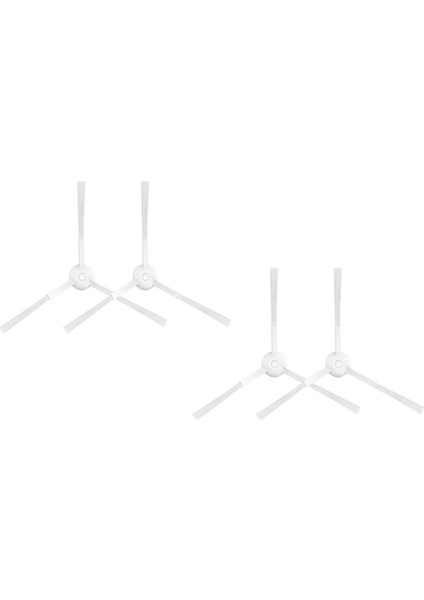 Xiaomi Mijia Anti-Sarma Süpürme ve Sürükleme Robotu STFCR01SZ Elektrikli Süpürge Için 4 Adet Yan Fırça Değiştirme (Yurt Dışından)