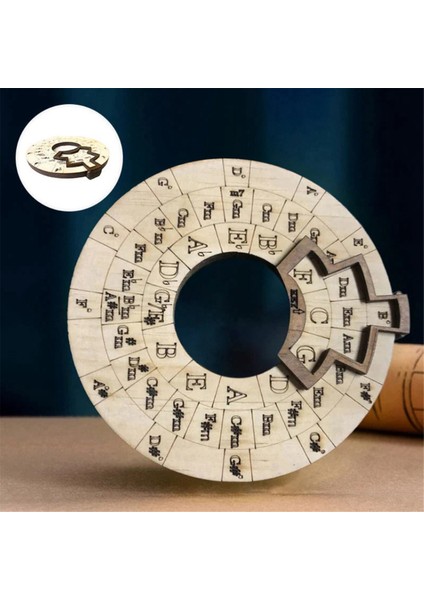 Notlar Müzik Aletleri Taşıması Kolay Eğitim Akor Tekerleği Ahşap Melodi Aracı Şarkı Yazarları Müzisyenler Için Gitar (Yurt Dışından)
