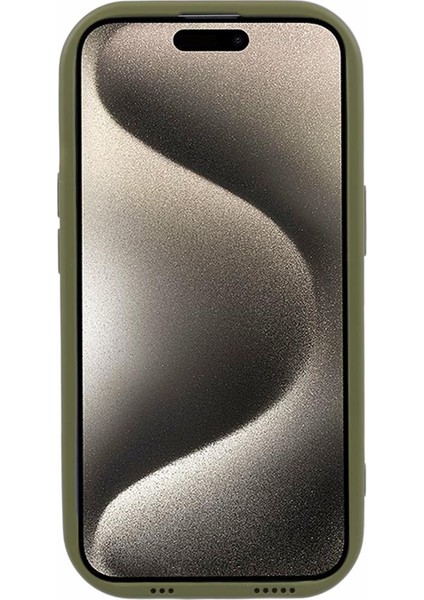 iPhone15 Plus Için Wd Serisi Plus Case Düz Renk Yumuşak Tpu Kalu Telefon Geri Kabuk-Avocado Yeşil (Yurt Dışından)