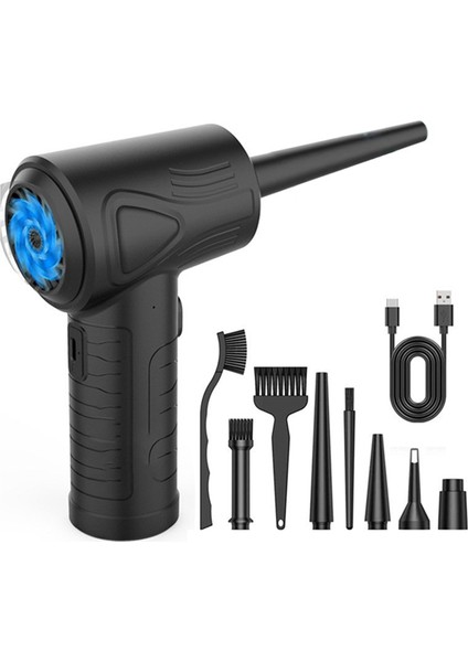 Bilgisayar Klavyesi Için Basınçlı Hava Silici 51000 Rpm USB Şarjı (Yurt Dışından)