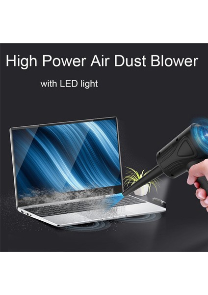 Bilgisayar Klavyesi Için Basınçlı Hava Silici 51000 Rpm USB Şarjı (Yurt Dışından)