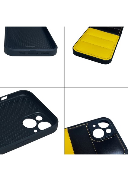 iPhone15 Plus Pl Case Pu Derisi Kaplamalı Tpu Ceket Tasarım Telefon Geri Koruyucu Yeşil (Yurt Dışından) indirimleri