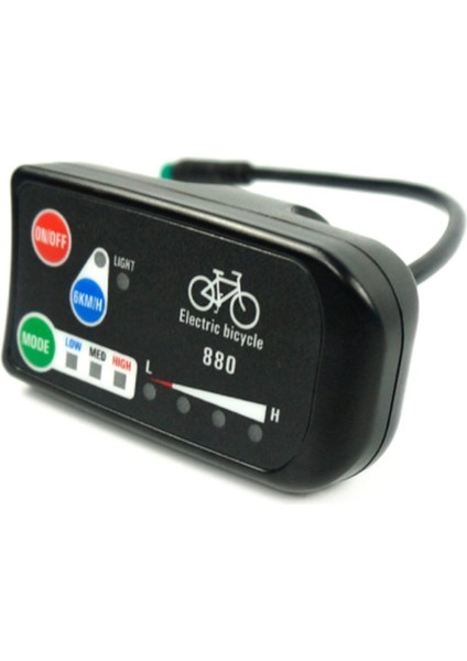 Elektrikli Bisiklet Ekranı 36V 48V Ebike Ligent Kontrol Paneli LCD Ekran LED880 Su Geçirmez Denetleyici Kt Için (Yurt Dışından)