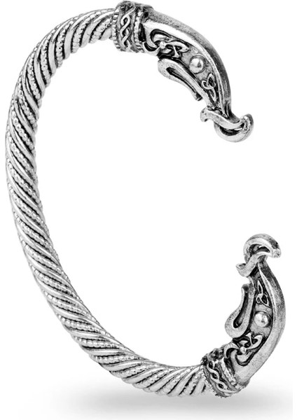 Gül Altın Rengi Teen Wolf Ejderha Kafası Bilezik Moda Aksesuarları Vintage Viking Bilezik Erkekler Takı Bileklik Manşet Bilezik Kadınlar Için (Yurt Dışından) fırsatları