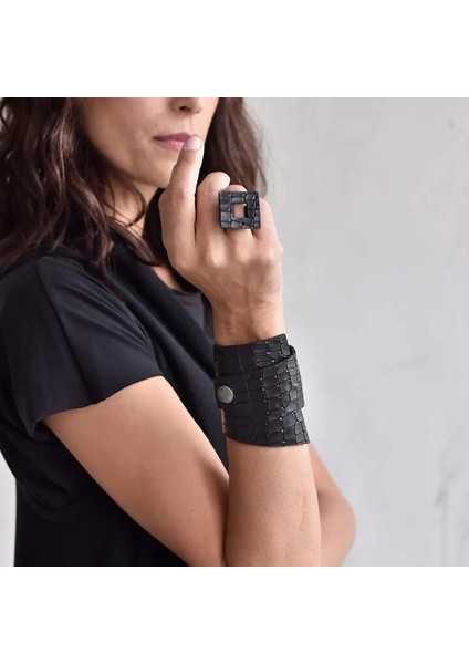 Kırmızı Bilezik El Yapımı Vintage Bilezikler - Li Deri Moda Günlük Takı Erkek Kadın Sanat Popüler Mücevherat Gotik Boho Minimalist (Yurt Dışından) modelleri