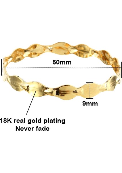 50MM-D Set Müslüman Türk Bilezik Etiyopya Afrika Kadınlar Dubai Bilezik Moda Bilezikler Parti Düğün Cadılar Bayramı Hediyeleri (Yurt Dışından)