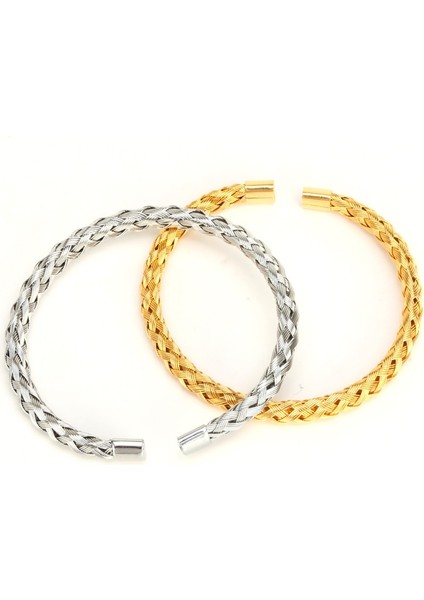 Siyah Tabanca Kaplama Altın Bileklik Paslanmaz Çelik Bileklik Erkek Bileklik Titanyum Ayarlanabilir Açılış Manşet Charm Takı Pulseras Hombre Lüks Takı (Yurt Dışından) modelleri