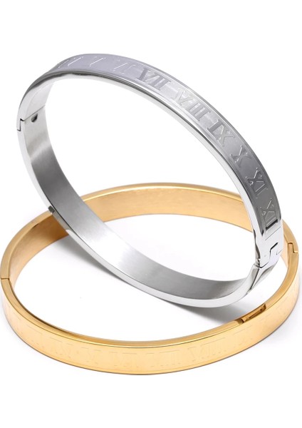 Açık Sarı Renk Altın Bileklik Paslanmaz Çelik Bileklik Erkek Bileklik Titanyum Ayarlanabilir Açılış Manşet Charm Takı Pulseras Hombre Lüks Takı (Yurt Dışından) fiyatları