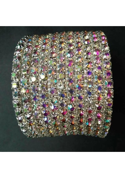 2 Sıragümüş Tdqueen Bilezik Gümüş Kaplama Pulseiras Bilezik Kristal Rhinestone Çok Sıralı Spiral Bileklik Kadınlar Için Bilezik (Yurt Dışından) fiyatları