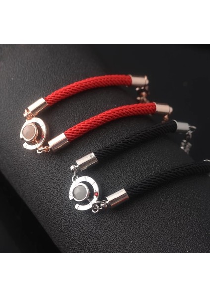 Gümüş Kaplı 100 Dil Seni Seviyorum Projeksiyon Bilezik Kadın Erkek Romantik Çift Moda Halat Bilezik Sevgilisi Anneler Günü Hediyesi (Yurt Dışından) modelleri