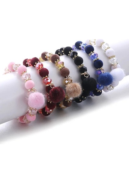 B3188-KIRMIZI Kadınlar Için Hediyeler Doğal Taş Çekicilik Takı Bilezikler Moda Kristal Bilezik Kolye Nefis Boncuklu Kadın Takı Yapımı (Yurt Dışından) fırsatları