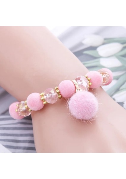 B3188-PEMBE Kadınlar Için Hediyeler Doğal Taş Çekicilik Takı Bilezikler Moda Kristal Bilezik Kolye Nefis Boncuklu Kadın Takı Yapımı (Yurt Dışından) modelleri