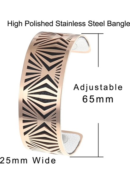BC01072 Cremo Moda Değiştirilebilir Manşet Bilezik Manchette Femme Bijoux Dıy Jonc Acier Kadınlar Için Inoxydable Bileklik Takı (Yurt Dışından) fırsatları