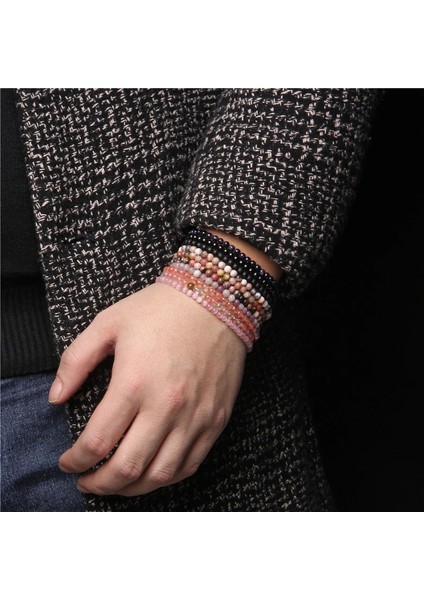 Ayarlanabilir Stil 36. Malakit Ayarlanabilir 4 mm Taş Boncuk Bilezik Kadınlar Için Doğal Akik Jaspers Onyx Lapis Lazuli Yeni Yıl Hediye Takı Için Dokuma Bilezik (Yurt Dışından) indirimleri