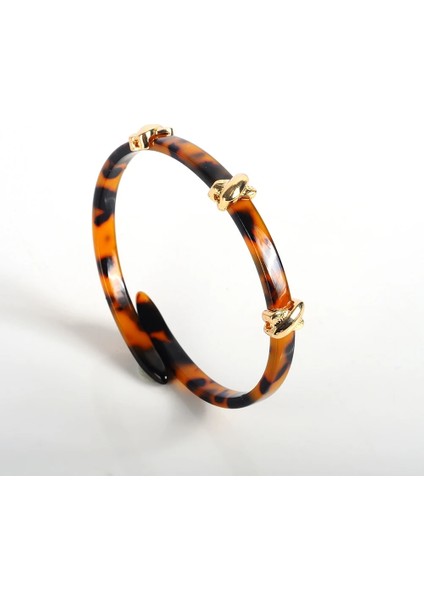 Kolye Vintage Kaplumbağa Kabuğu Manşet Akrilik Bilezik Kadınlar Için Trendy Leopar Geometrik Yuvarlak Reçine Bilezikler Hediyeler Charm Düğün Takı (Yurt Dışından)