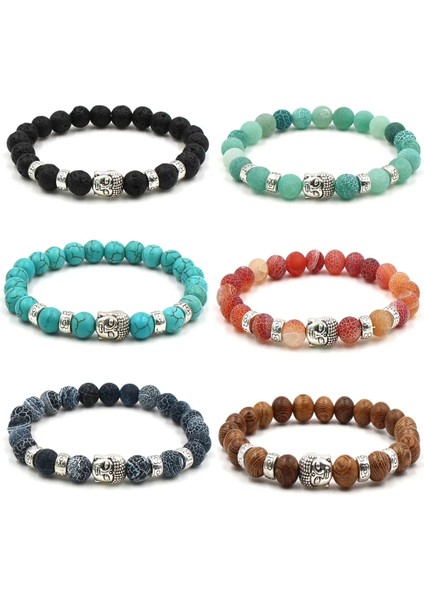 Ayarlanabilir Stil Turuncu Budha Bilezik Buda Kafası Sakyamuni Tesbih Kristal Spacer Şanslı Charm Moda Takı Budist Kutsal Kilise Budizm Için (Yurt Dışından)