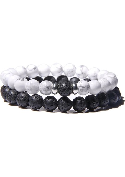 23CM Tarzı 25 Kırmızı Taş 8mm Et Çiftler Mesafe Bilezikler Erkek Siyah Lav Taş Boncuk Bilezik Dişi Ahşap Boncuk Charm Bilezikler Kadın Erkek Bilezik (Yurt Dışından) indirimleri