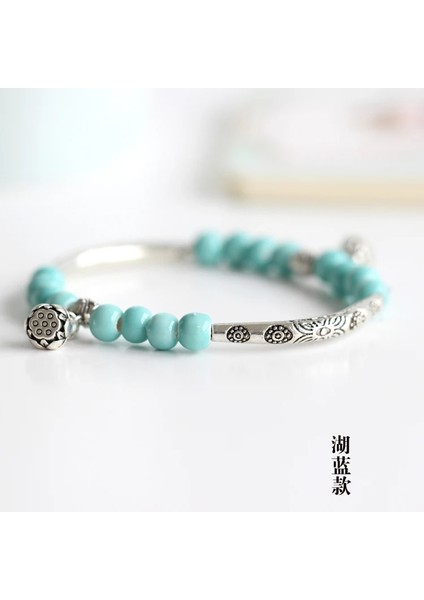 18CM Tarzı No.19 Boyutu Kadın Seramik El Yapımı Dıy Bilezikler Artware Retro Kadın Için Bilezik Kız Hediye Moda Mücevherat #1555 (Yurt Dışından) modelleri