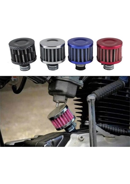 Mavi Stil Evrensel Arayüz Motosiklet Hava Filtreleri Araba Konisi Soğuk Hava Emme Filtresi Turbo Havalandırma Karter Havalandırması (Yurt Dışından)