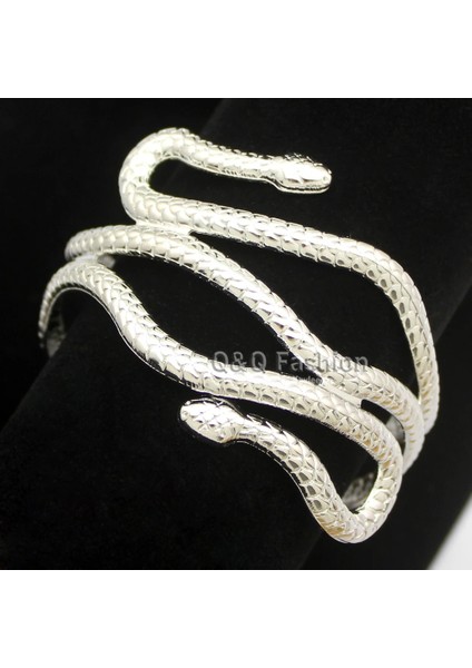 Açık Sarı Renk Mısır Kleopatra Girdap Yılan Kol Manşet Kolçaklı Kol Bandı Büyük Geniş Bileklik Bilezik Manşet Hint Takı Pulseiras Kadın Erkek (Yurt Dışından) indirimleri
