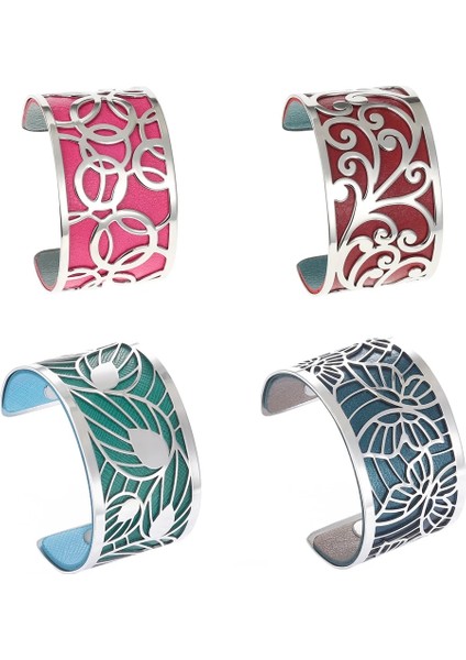 Kırmızı Cremo Manşet Bilezik Kadınlar Için Paslanmaz Çelik Aşk Bilezikler Geri Dönüşümlü Deri Band Takı Diğer'd Günü Hediyesi (Yurt Dışından) fırsatları