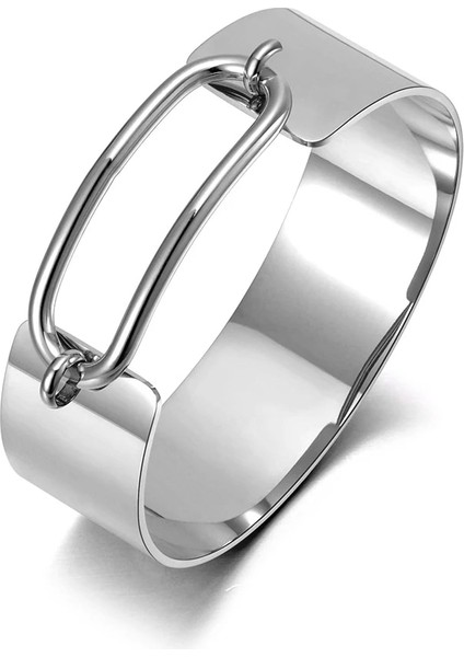 Altın Rengi Lokaer Orijinal Tasarım Titanyum Paslanmaz Çelik Abartma Bilezik Kadınlar Kızlar Için Bilezikler Geometrik Zincir Bağlantı Bilezik B (Yurt Dışından) modelleri