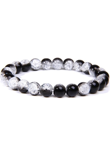 17CM Tarzı Kırık Kuvars Erkekler Bilezikler Doğal Şifa Enerji Kaplan Gözü Bilezik Cilalı Lapis Lazuli Boncuk Bileklik Elastik Pulsera Kadın Takı (Yurt Dışından)