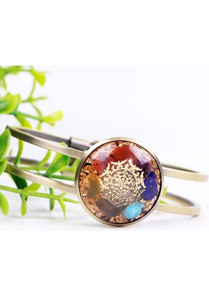46-62MM Tarzı No.2 Boyutu Orgonit Bileklik Doğal Kristal Çakra Bilezik Reiki Taş Takı Yapımı Için Kadınlar Için Charm Takı Hediyeler Çiftler Bilezikler (Yurt Dışından) modelleri