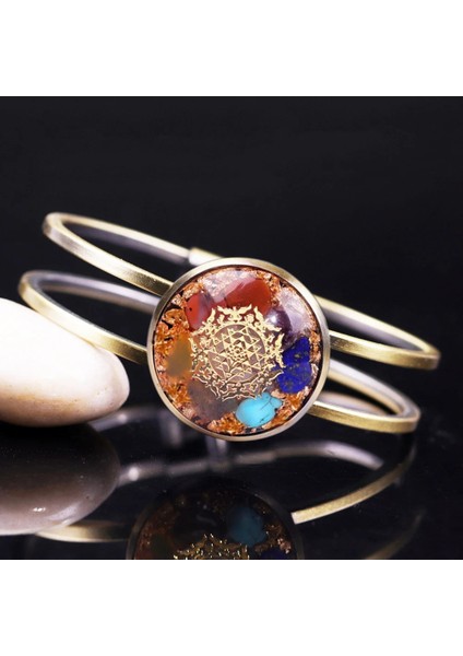 46-62MM Tarzı No.2 Boyutu Orgonit Bileklik Doğal Kristal Çakra Bilezik Reiki Taş Takı Yapımı Için Kadınlar Için Charm Takı Hediyeler Çiftler Bilezikler (Yurt Dışından) fırsatları