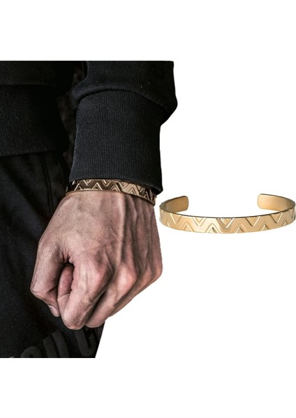 M 180MM-200MM Stili Gümüş Rengi Lüks Titanyum Paslanmaz Çelik Bileklik Klasik V Tasarım Manşet Bilezikler Kadın Erkek Açık Bilezik Satışı Için (Yurt Dışından) fiyatları