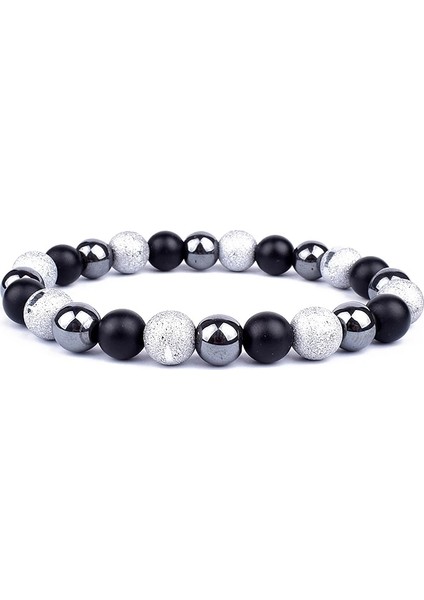 10 mm Tarzı No.11 Boyutu Doğal Siyah Obsidyen Hematit Kaplan Gözü Boncuk Bilezik Erkekler Manyetik Sağlık Koruma Kadınlar Için Soul Takı Pulsera Hombre (Yurt Dışından)