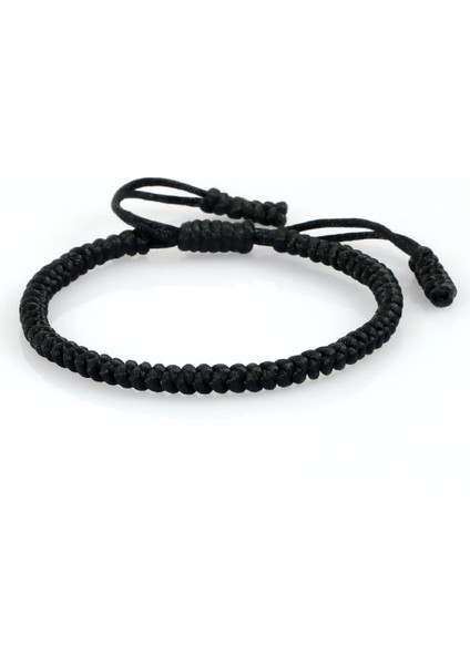 Şarap Kırmızısı Renkli Halat Şanslı Knot Bilezikler Kadın Erkek Charm Dokuma El Yapımı Bilezik Örgülü Ayarlanabilir Boyut Budizm Takı Pulseras (Yurt Dışından) fiyatları
