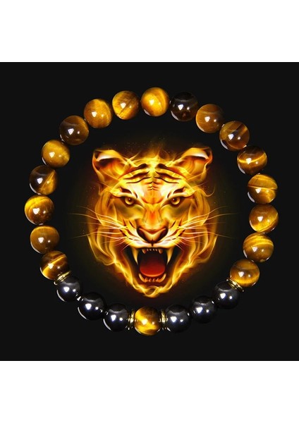 23CM Tarzı No.2 Boyutu Yüksek Li Doğal Taş Kaplan Gözü Boncuk Charm Bilezik 8mm Hematit Boncuklu Yoga Enerji Bilezik Kadın Erkek Takı Hediyeler Için (Yurt Dışından) fiyatları