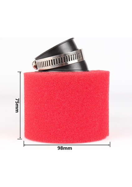 Bükülmüş Kırmızı Stil PZ22PZ26PZ27 Karbüratör cc Kir Bisiklet Motosiklet Atv Quad Kullanımı Için Yüksek Qualtiy Çift Kademeli Köpük Hava Filtresi (Yurt Dışından)
