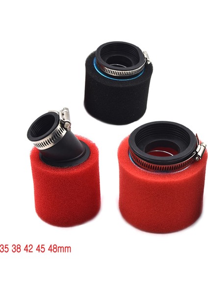 42 mm Bükülmüş Siyah Stil PZ30 Için Karbüratör Atv Pıt Dırt Bıke Motosiklet Hava Filtresi Derece Açılı Köpük Pod Temizleyici (Yurt Dışından) fiyatları