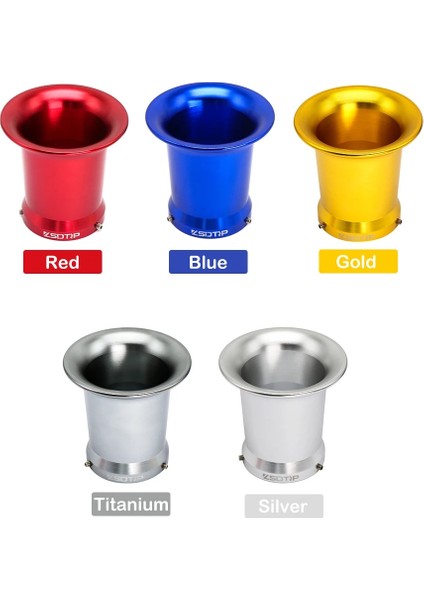 Kırmızı Stil Zsdtrp Otocycle Karbüratör Hava Filtresi Rüzgar Korna Fincan Keihin Oko Koso Mıkunı PWK32 PWK34 (Yurt Dışından) fırsatları