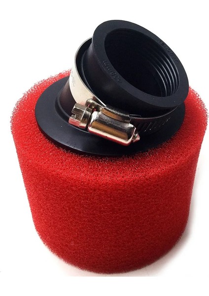 Kırmızı 42MM-S Stili Bükme Dirsek Boyun Köpük Hava Filtresi Sünger Temizleyici Moped Scooter Kir Pit Bike Motosiklet Kırmızı Kayo Bse (Yurt Dışından) fiyatları