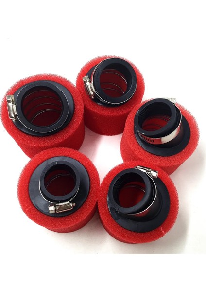 Siyah 45MM-S Stili Bükme Dirsek Boyun Köpük Hava Filtresi Sünger Temizleyici Moped Scooter Kir Pit Bike Motosiklet Kırmızı Kayo Bse (Yurt Dışından) modelleri