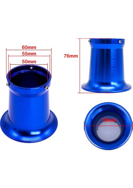 Gümüş Set Stili Zsdtrp Otocycle Karbüratör Hava Filtresi Rüzgar Korna Fincan Keihin Oko Koso Mıkunı PWK32 PWK34 (Yurt Dışından) fiyatları