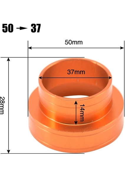 50-37 Adaptör Stili Alconstar- Pwk Pe Karbüratör Evrensel Emme Hava Filtresi Ortak Arayüz Adaptörü C Alüminyum Kauçuk (Yurt Dışından)