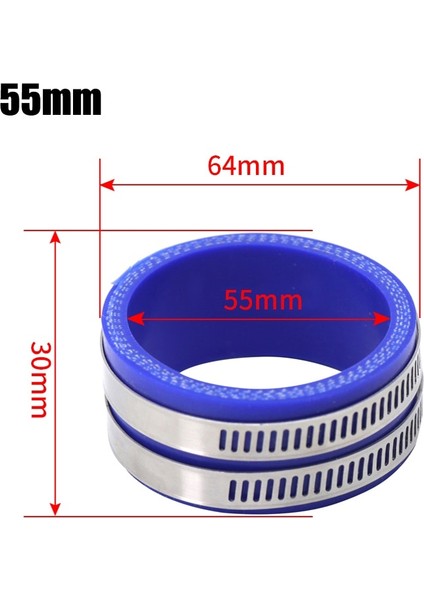 55 mm Tarzı Scl Yarış Evrensel Alüminyum Kauçuk Motosiklet Pe Pwk Karbüratör Emme Hava Filtresi Ortak Arayüz Adaptörü (Yurt Dışından)