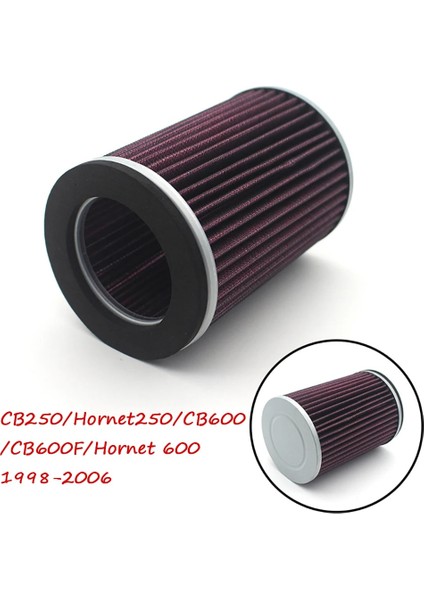Motosiklet Hava Emme Filtresi Temizleyici Yüksek Akışlı Dokunmamış Kumaş Hava Filtresi Honda CB250 CB600 CB600F Hornet (Yurt Dışından)