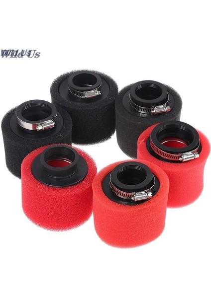 Siyah 48MM Stili Siyah ve Kırmızı Düz ​​boyun Köpük Hava Filtresi Sünger Temizleyici Moped Scooter Kir Pit Bike Motosiklet (Yurt Dışından) fiyatları