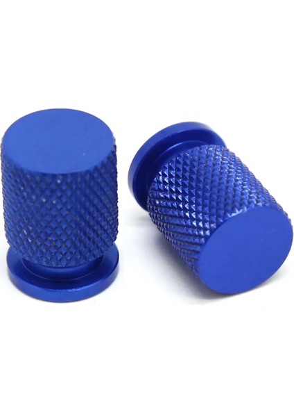 Mavi Stil Motosiklet Lastik Vana Hava Bağlantı Noktası Kök Kapak Kapağı Fiş C Alüminyum Aksesuarları Kawasaki Z400 Z800 Z900 Z650 Z1000 Evrensel (Yurt Dışından)