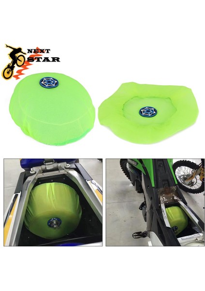 Yeşil Stil Motosiklet Hava Filtresi Toz Geçirmez Kum Örtüsü Motor Temizleme Koruyucu Ktm Kawasakı Suzukı Yamaha Honda Honda Motocross Için Deri Koruma (Yurt Dışından) fiyatları
