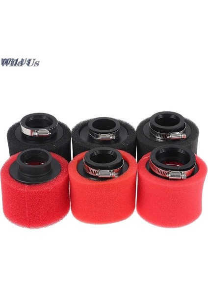 Siyah 48MM Stili Siyah ve Kırmızı Düz ​​boyun Köpük Hava Filtresi Sünger Temizleyici Moped Scooter Kir Pit Bike Motosiklet (Yurt Dışından) fırsatları