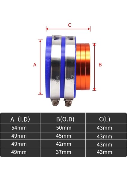 C Stili Scl Yarış Evrensel Alüminyum Kauçuk Motosiklet Pe Pwk Karbüratör Emme Hava Filtresi Ortak Arayüz Adaptörü (Yurt Dışından) fiyatları